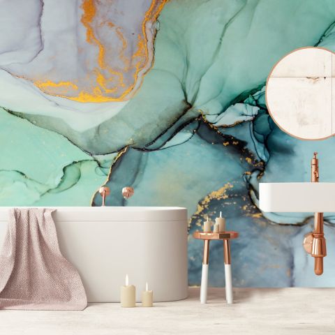 Colorful Marble Wallpaper Mural