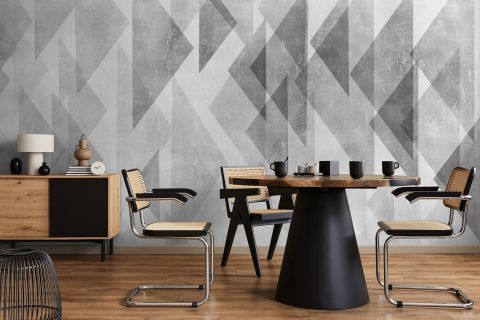 Trigon Geometric Shapes Wallpaper Mural