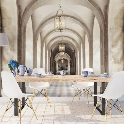 Arch Corridor Wallpaper Mural