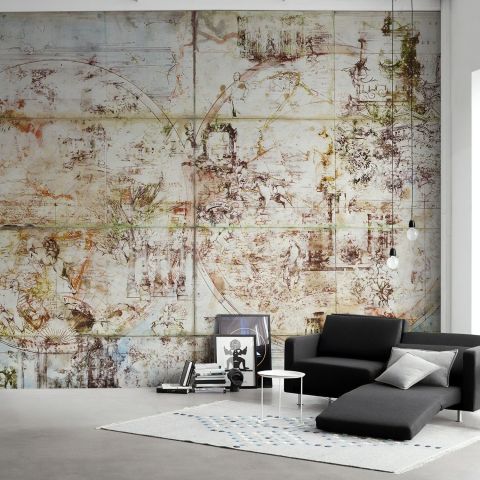 Vintage World Map Wallpaper Mural
