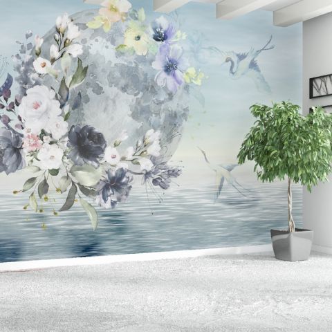 Blossom Bouquet Wallpaper Mural