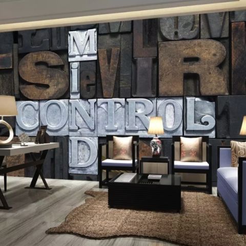 Mind Control Poster Wallpaper Mural