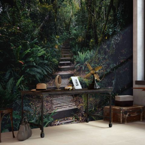 Jungle Pathway Wallpaper Mural