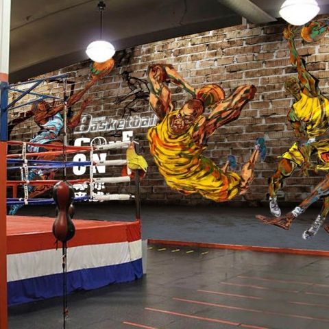 Sport Basketball Player Wallpaper Mural