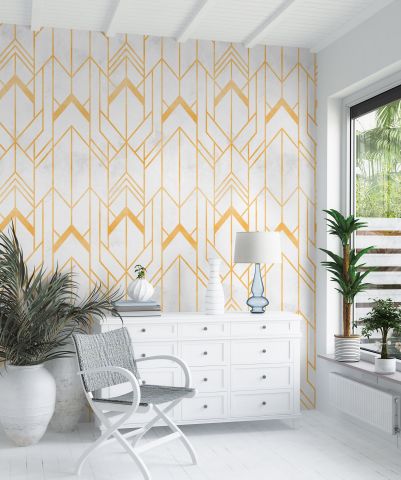 Geometric Art Deco Wallpaper Mural