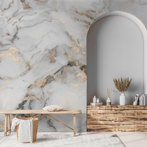 Abstract Marble Wallpaper Mural