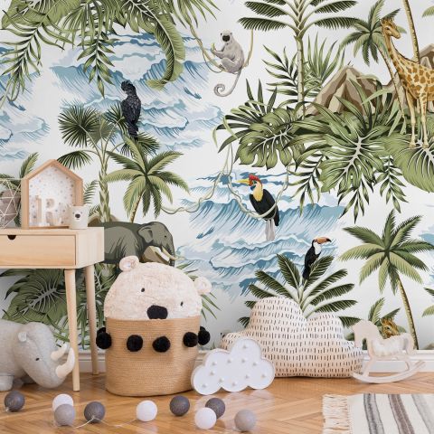 Tropical Paradise Wallpaper Mural