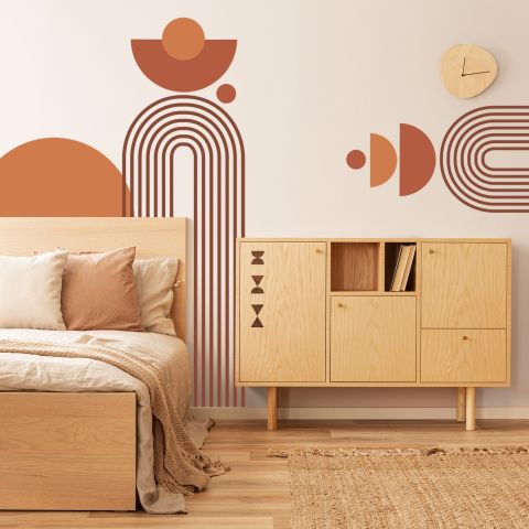 Geometric Arch Wall Decal Sticker