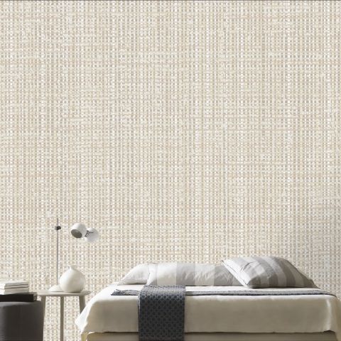 Beige Chenille Texture Wallpaper Mural