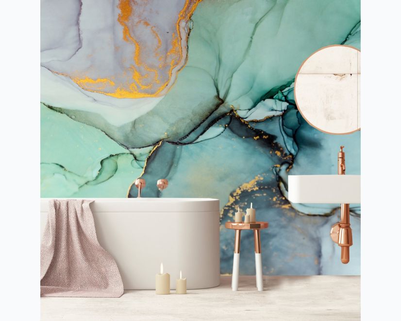 Colorful Marble Wallpaper Mural main product photo