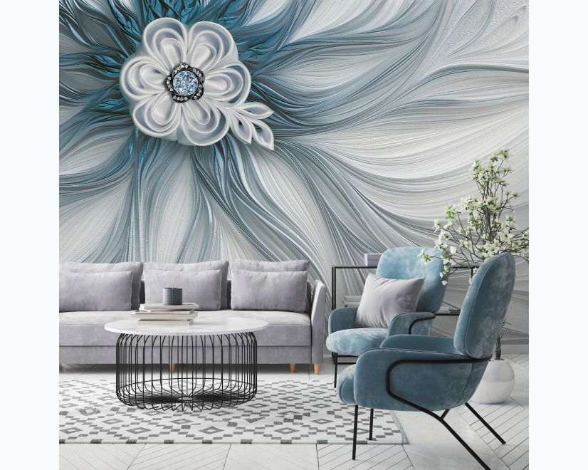Luxury Flowers Wallpaper Mural main product photo
