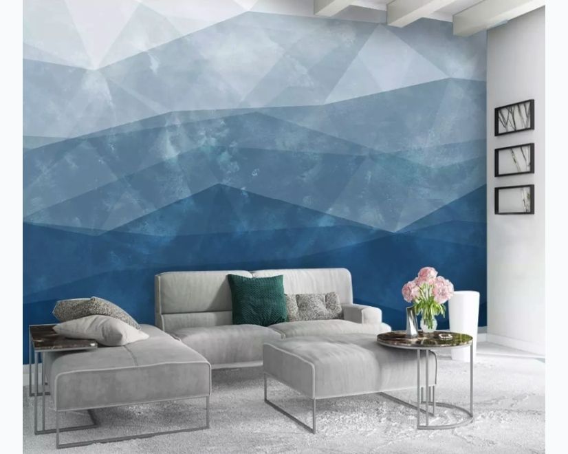 Abstract Geometric Shapes Wallpaper Mural main product photo