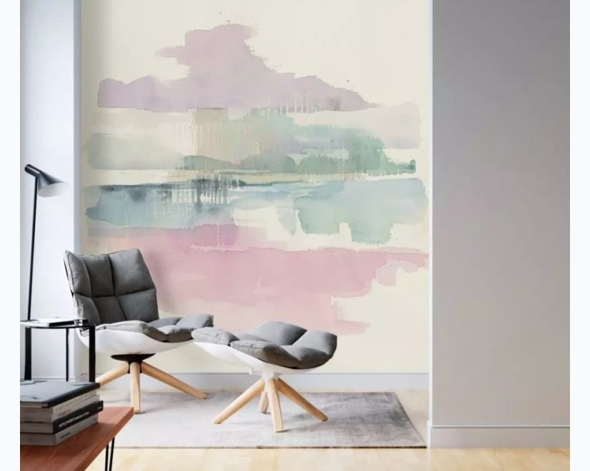 Abstract Soft Brush Wallpaper Mural main product photo