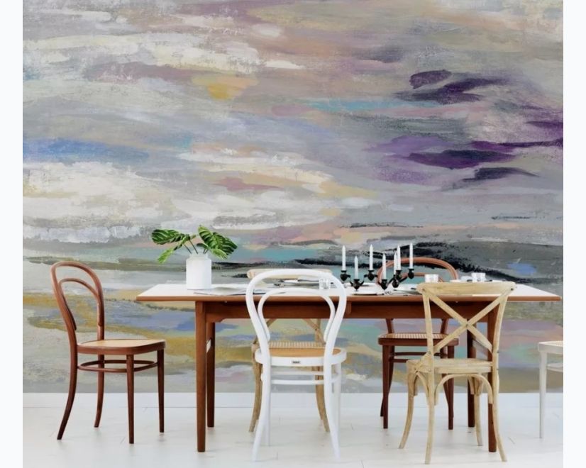 Abstract Colorful Brush Wallpaper Mural main product photo