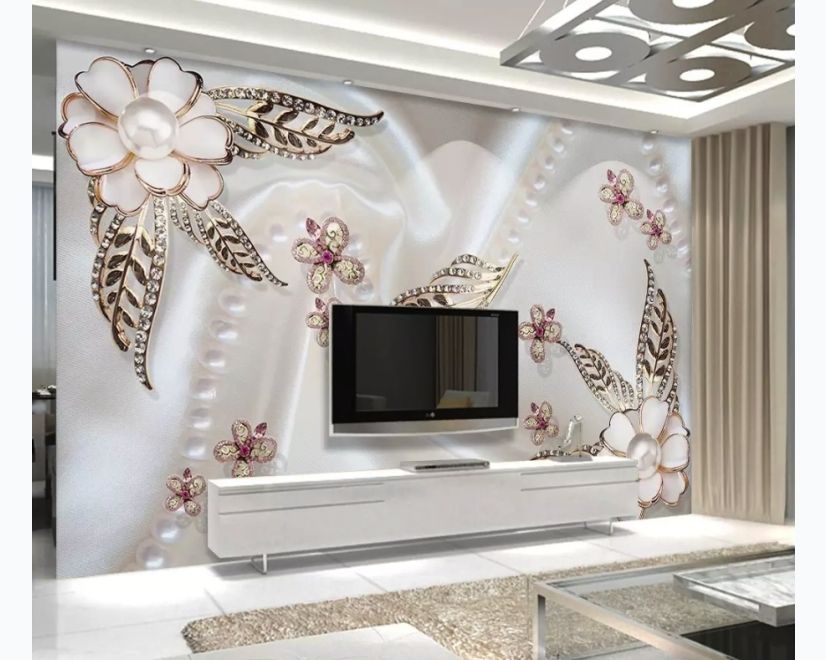 Pearl Flower Wallpaper Mural main product photo