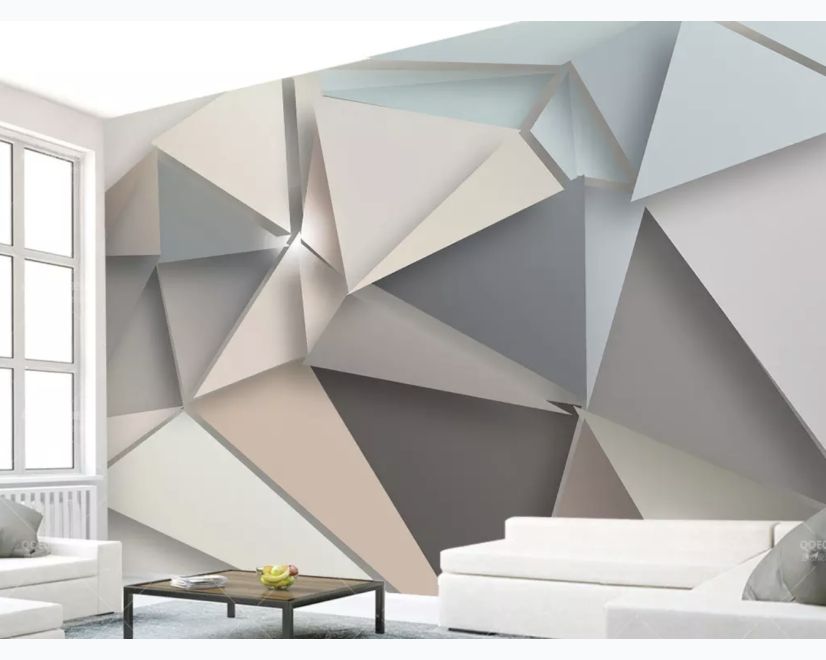 Geometric Trigon Wallpaper Mural main product photo