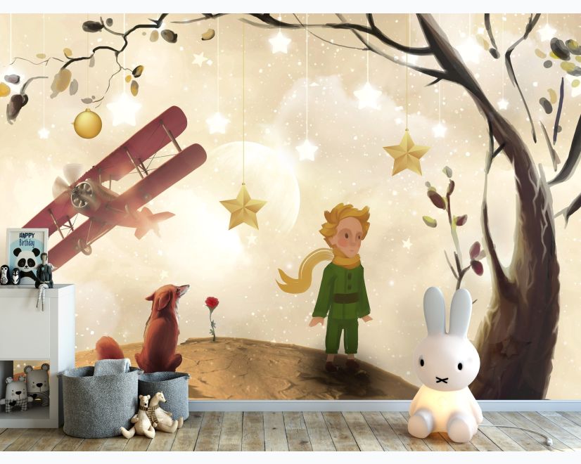 Kids Little Prince Wallpaper Mural main product photo