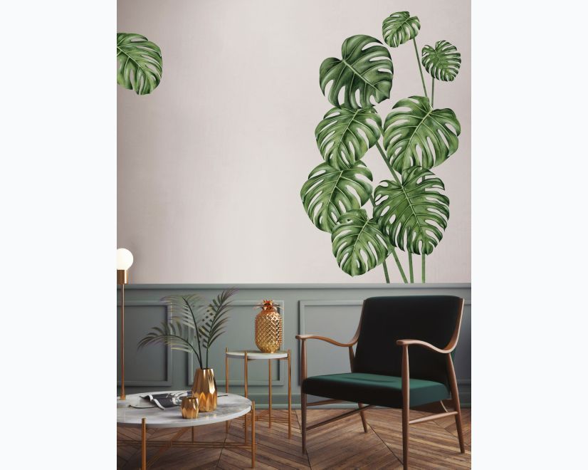 Watercolor Leafs Wall Decal Sticker main product photo