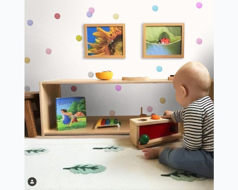 Colorful Little Polka Dots Wall Decal Sticker main product photo