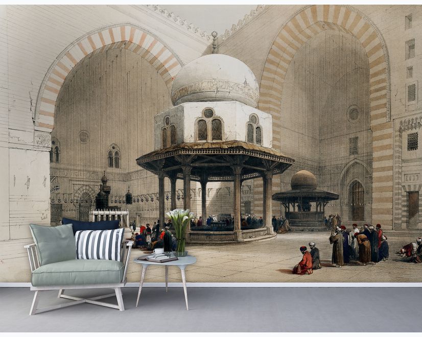 Old Egypt Historical Palace Wallpaper Mural main product photo