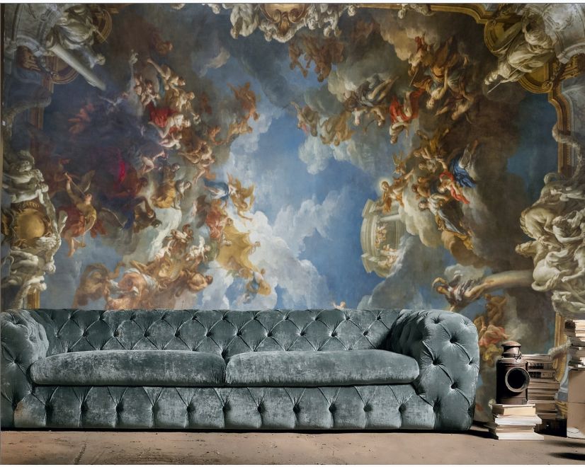 The Apotheosis of Hercules by Francois Lemoyne Wallpaper Mural main product photo