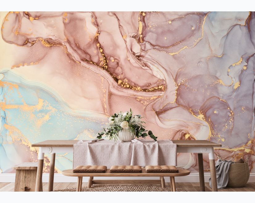 Soft Marble Abstract Art Wallpaper Mural main product photo