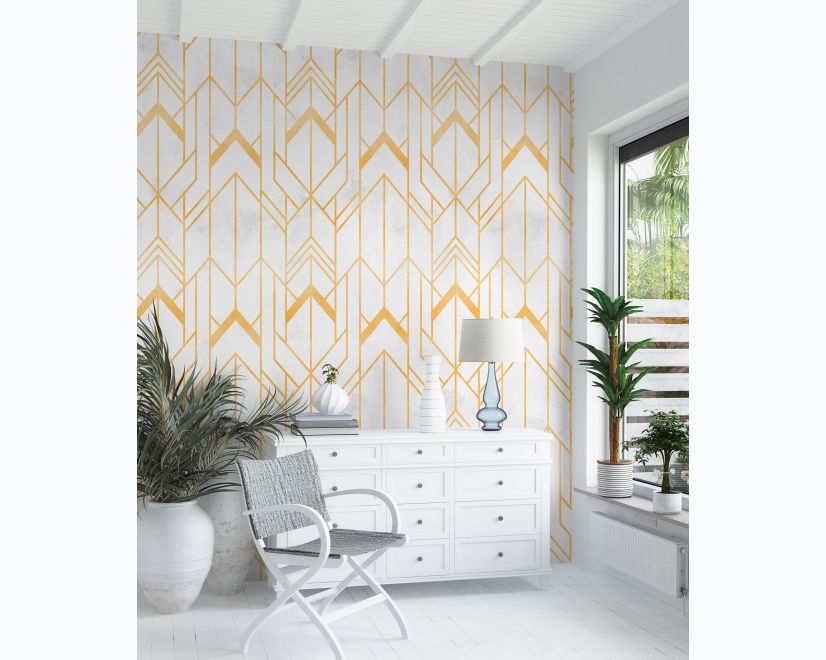 Geometric Art Deco Wallpaper Mural main product photo