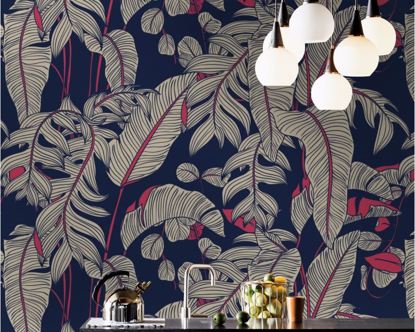 dark-palm-leaf-wallpaper-mural-wallmur