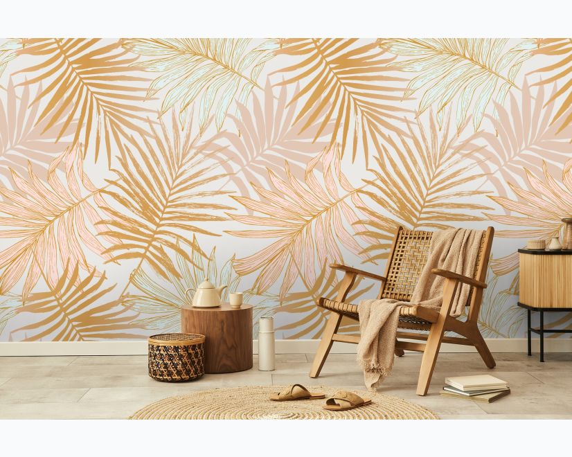 Lux Exotic Style Tropical Leaf Wallpaper Mural main product photo