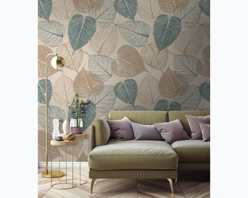 Vintage Leaf Wallpaper Mural main product photo