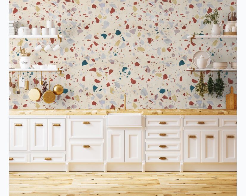 Soft Terrazzo Wallpaper Mural main product photo