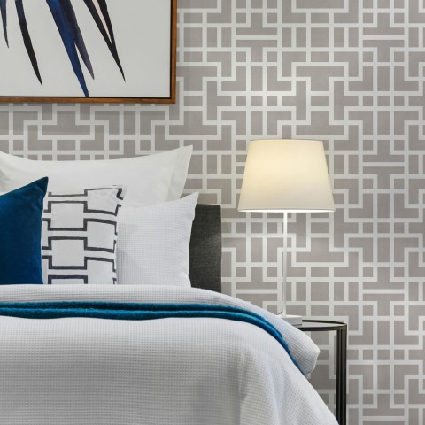 Modern Geometric Maze Wallpaper - STYLE 3