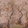 Watercolor Chinoiserie Fruit Trees Wallpaper Mural