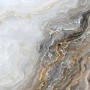 Dark Marble Gray and Brown Waves Wallpaper Mural
