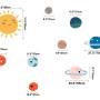 Kids Wall Decal Sun and Planets Wall Decals