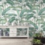 Watercolor Banana Leaf Wallpaper Mural