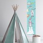 Kids Space Growth Chart Wall Sticker Decal