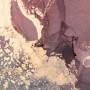 Blue Gold Look Marble with Splash Wallpaper Mural