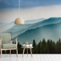 Foggy Mountains Landscape Wallpaper Mural