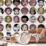 Woman Face Pop Art Wallpaper Mural