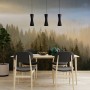 Foggy Pine Forest Landscape Wallpaper Mural