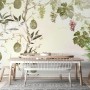 Soft Tropical Grape Trees and Durian Fruits Wallpaper Mural