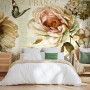 Vintage Hydrangea Wallpaper Mural