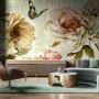 Vintage Hydrangea Wallpaper Mural