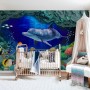 Undersea with Colorful Fish Wallpaper Mural