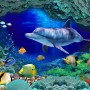 Undersea with Colorful Fish Wallpaper Mural