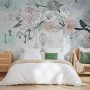 Hanging Keys on Floral Tree Wallpaper Mural