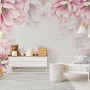 Pastel Pink Flower Wallpaper Mural