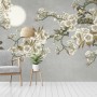 White Plum Blossom Wallpaper Mural