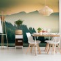 Misty Mountain View Wallpaper Mural